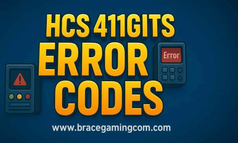 hcs 411gits error codes