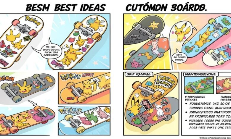 pokemon skateboard
