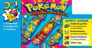 pokemon skateboard