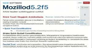 new software name mozillod5.2f5