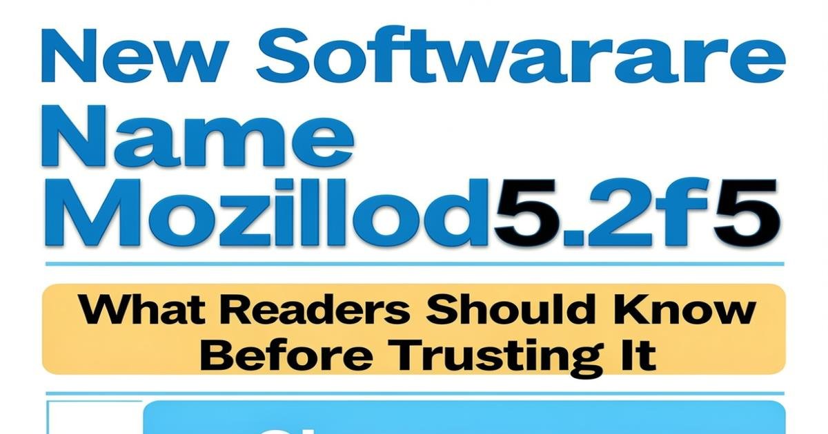 new software name mozillod5.2f5