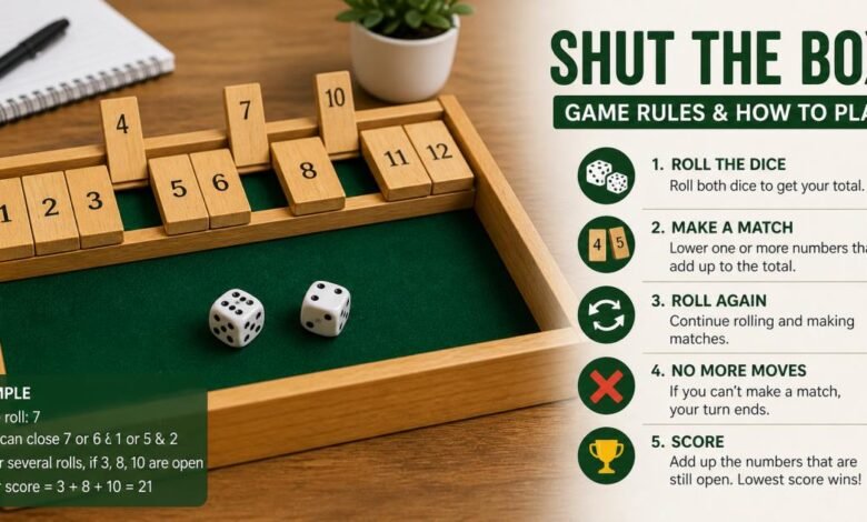 shut the box game rules
