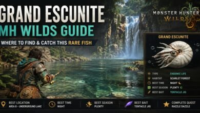 Grand Escunite MH Wilds Guide: Where to Find and Catch This Rare Fish