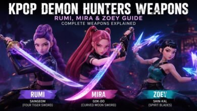 KPop Demon Hunters Weapons: Rumi, Mira & Zoey Guide