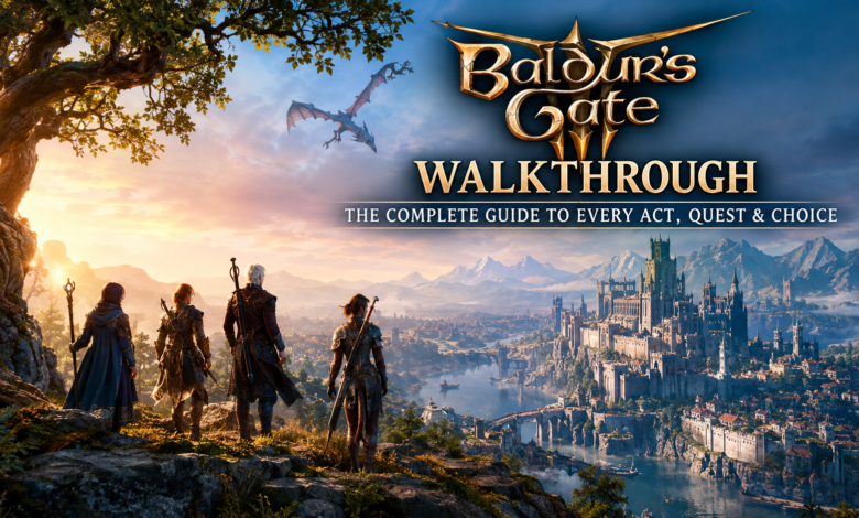 baldur's gate 3 walkthrough
